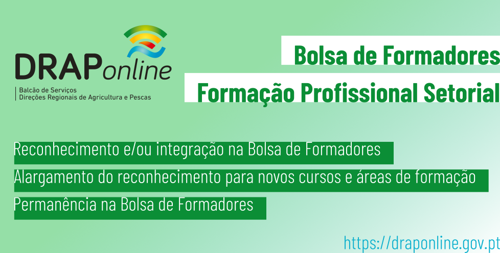 Bolsa de Formadores | Formação Profissional Específica Setorial