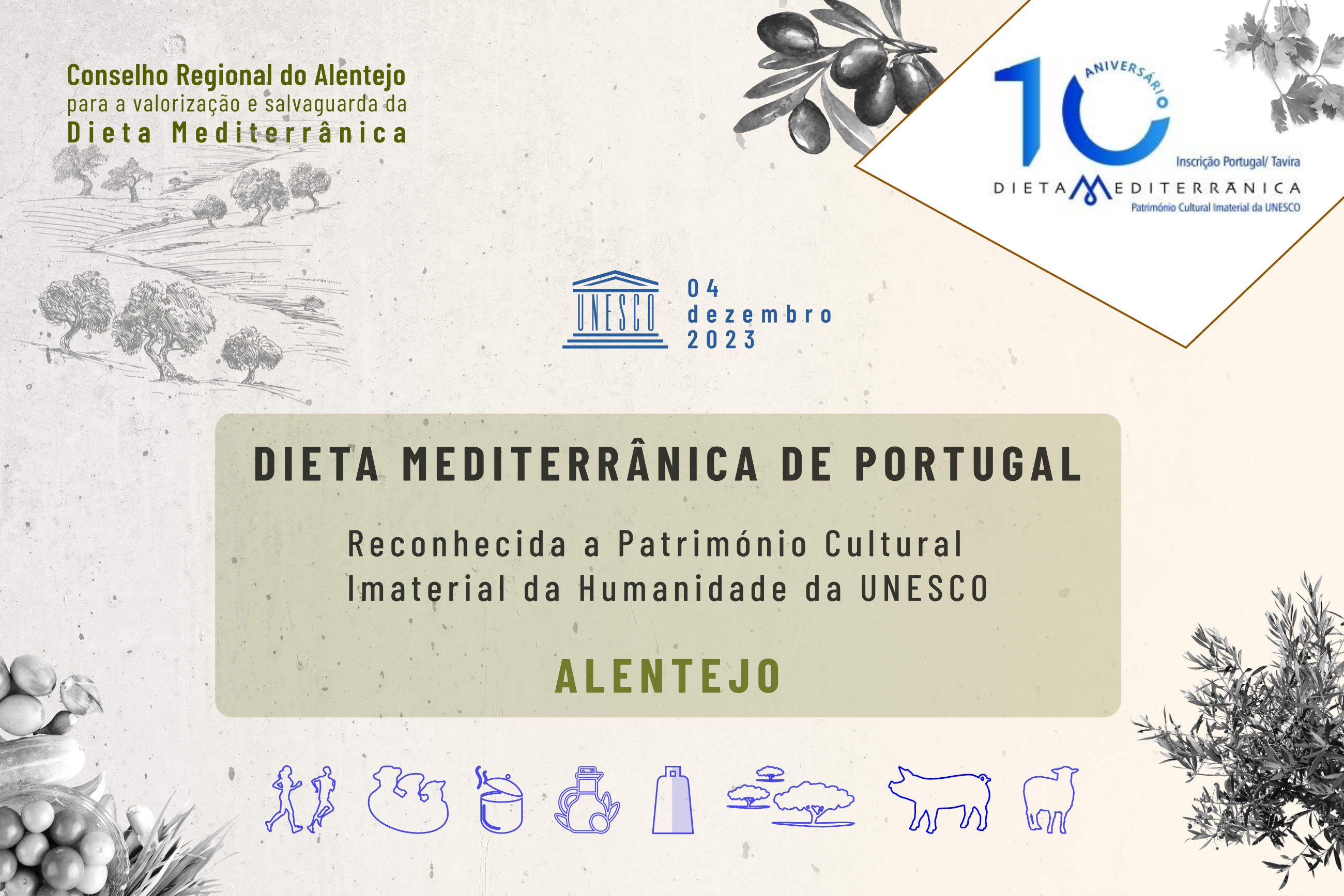 10 anos da inscrição portuguesa da Dieta Mediterrânica na UNESCO